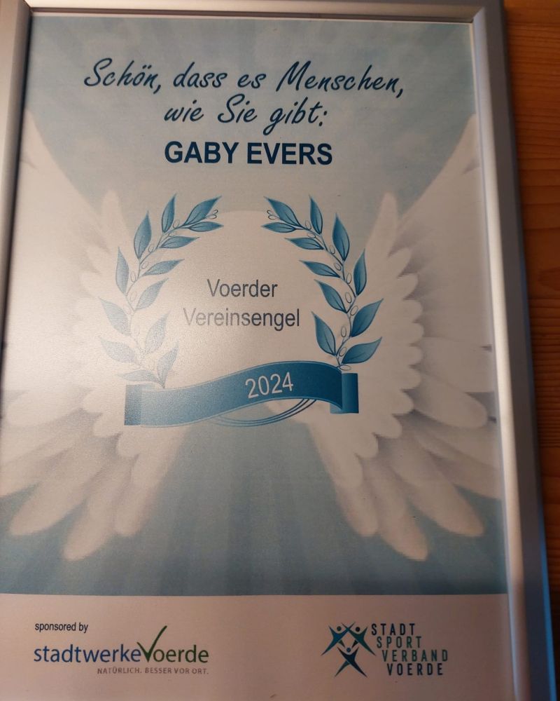 UrkundeVereinsengel UrkundeVereinsengel