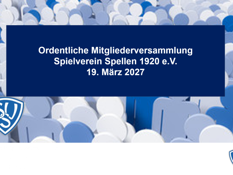 Mitgliederversammlung 2027