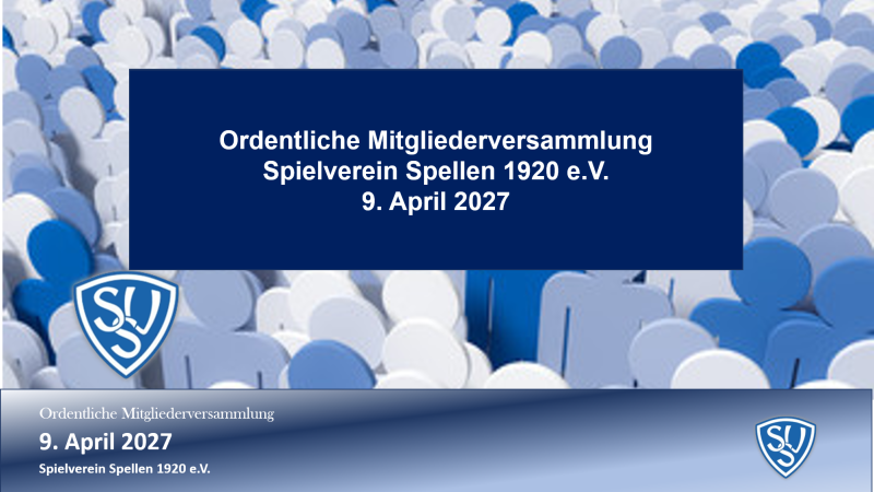 Mitgliederversammlung 2027