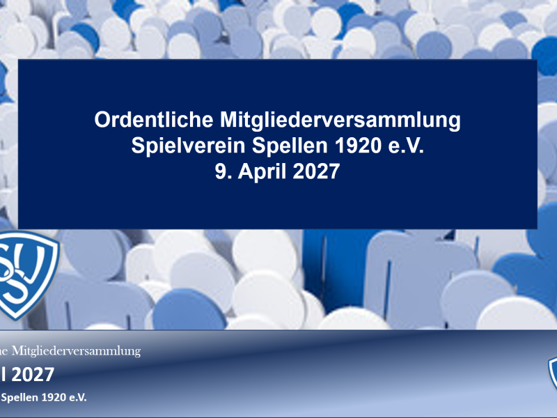 Mitgliederversammlung 2027